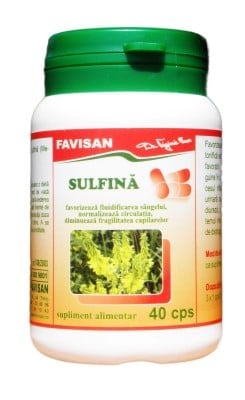 Tract Urinar - Sulfina 40 capsule Favisan