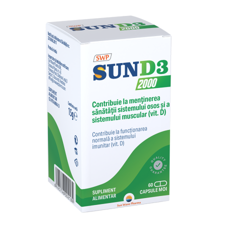 Sistemul Respirator - Sun D3 2000UI X 60Cps - Sun Wave