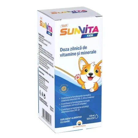 Sucuri si Siropuri Naturale - Sunvita Sirop 120 ml, Sun Wave Pharma