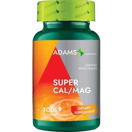 Multivitamine si minerale adulti - Super Cal/Mag Adams Vision 100 tablete