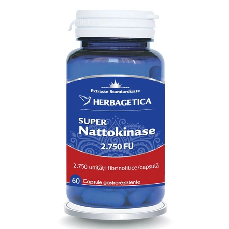 Promoțiile lunii - Super Nattokinase , 2750 FU , 60 capsule