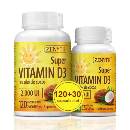 Ingrijire Personala - Super Vitamina D3 2000UI X 30Cps - Zenyth