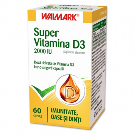 Imunitate - W-Super Vitamina D3 2000UI X 60 Capsule