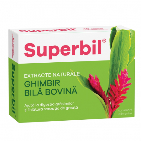 Digestie și metabolism - Superbil, 10 capsule gastrorezistente