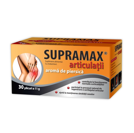 Articulatii si sistemul osos - Supramax Articulații Aromă Piersică 30 plicuri NATUR PRODUKT