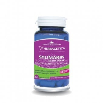 Vitamine Si Suplimente - Sylimarin Detox Forte 60 capsule vegetale