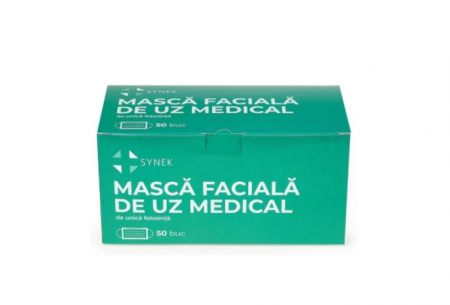 Masca Faciala Uz Medical Tip II Unica Folosinta Synek X 50 Bucati [2]