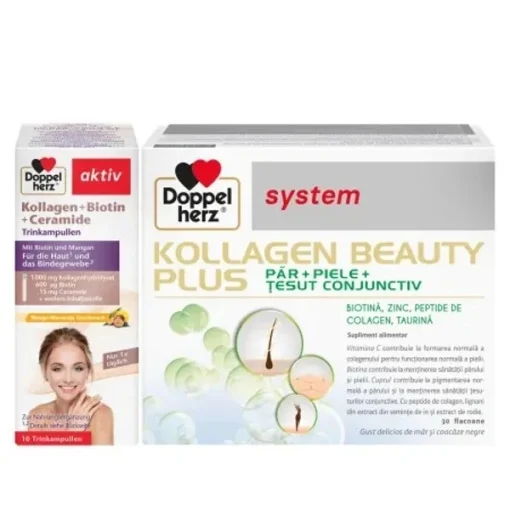 PRODUSE - System Kollagen Beauty Plus 30FL+ Aktiv Kollagen+Biotin