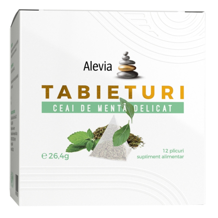 Suplimente alimentare - TABIETURI Ceai de Menta Delicat 12 plicuri