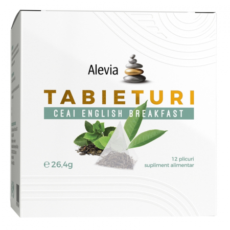 Vreau să fiu activ! - Tabieturi Ceai english breakfast, 12 plicuri