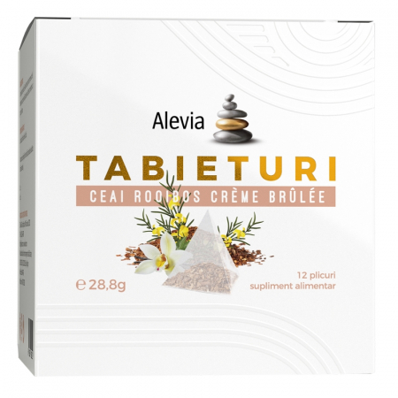 Altele - Tabieturi Ceai rooibos creme brulee, 12 plicuri
