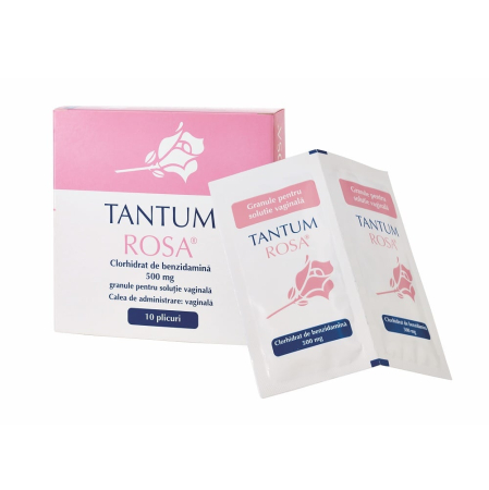Sistemul Respirator - Tantum Rosa 500 Mg Granule Pentru Solutie Vaginala, 10 Plicuri