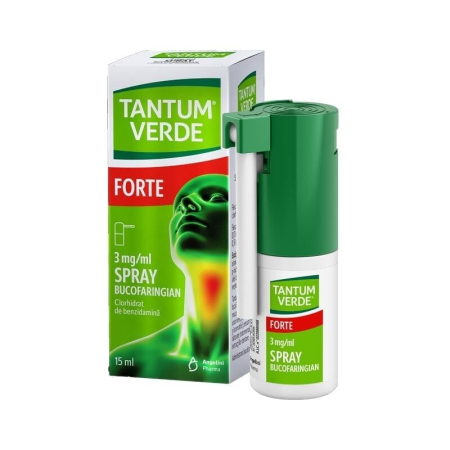 Ameliorare simptome raceala si gripa - Tantum Verde Duo spray bucofaring x 15ml