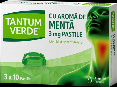 Tantum Verde Portocale+Miere 3Mg X 20Pastile [52]