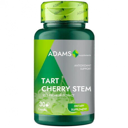 Produse autohtone - Tart Cherry Stem (Cozi Cirese) 500mg , 30 Capsule