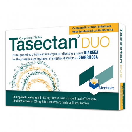 Tulburări gastrointestinale - Tasectan DUO 500 mg, 12 comprimate