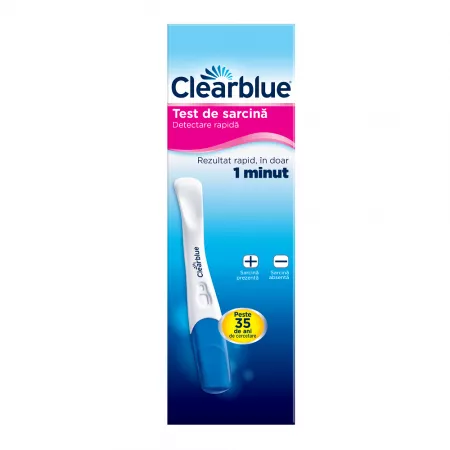 Test de sarcină detectare rapidă Clearblue 1 bucată [1]