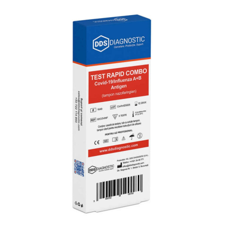 Teste Medicale Rapide - Test Rapid Combo 4 In 1 Gripa A+B/Covid 19/RSV Sejoy  X 1Buc