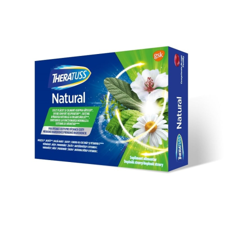 Antioxidanti - Theratuss Naturals Zmeura X 16Cpr.Supt