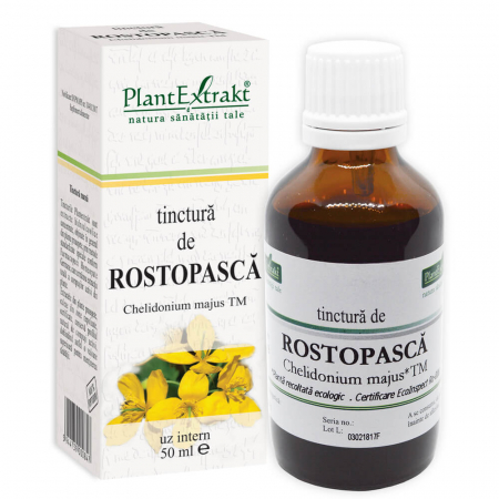PRODUSE - Tinctură de ROSTOPASCĂ - Chelidonium majus TM, 50 ml