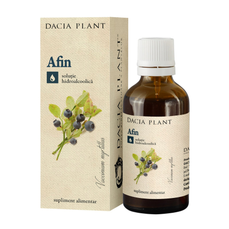 Metabolism - Tinctură de afin 50 ml Dacia Plant
