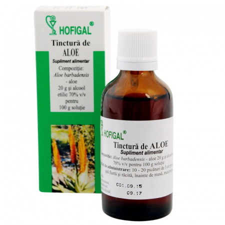 Produse autohtone - Tinctură de Aloe, 50 ml