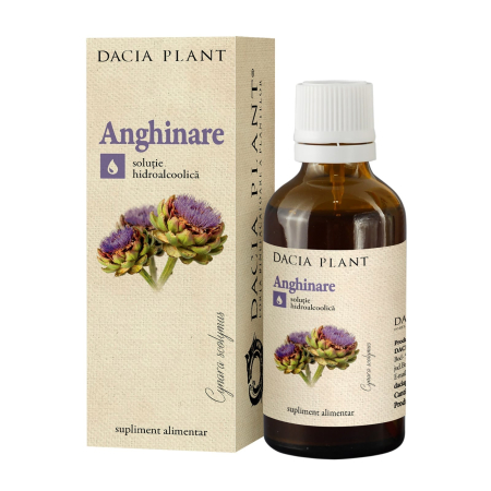 Protectie si Detoxifiere Hepatica - Tinctură de anghinare 50 ml Dacia Plant