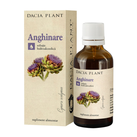 Protectie si Detoxifiere Hepatica - Tinctură de anghinare 50 ml Dacia Plant