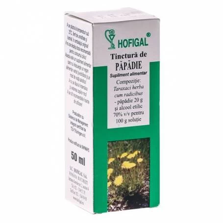 PRODUSE - Tinctura de Papadie, 50 ml