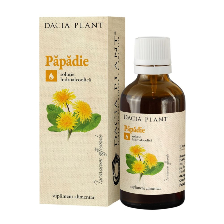 Multivitamine si minerale adulti - Tinctura de papadie Dacia Plant 50 ml