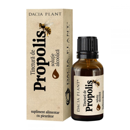 Produse Apicole - Tinctură de Propolis 20 ml Dacia Plant