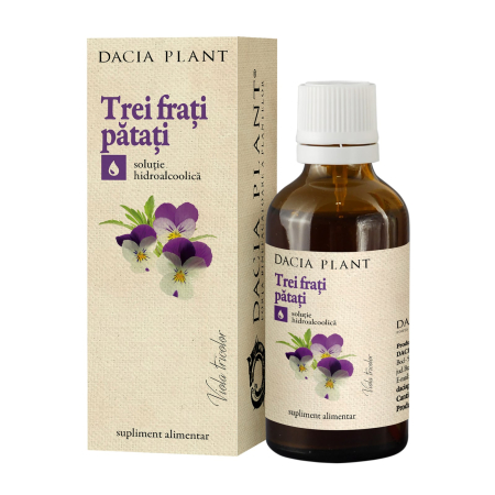 Alergii - Tinctură de Trei Frați Pătați 50 ml Dacia Plant