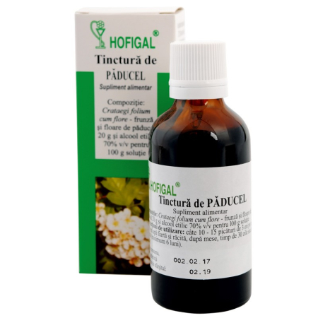 Tincturi si Gemoderivate - Tinctura Paducel X 50ML - Hofigal