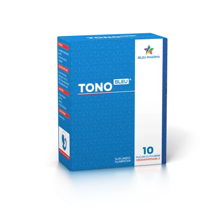 Multivitamine si minerale adulti - Tonobleu X 10 Plicuri