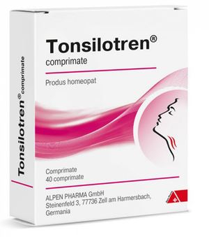 Raceala, gripa si sistem respirator - Tonsilotren, 60 Comprimate