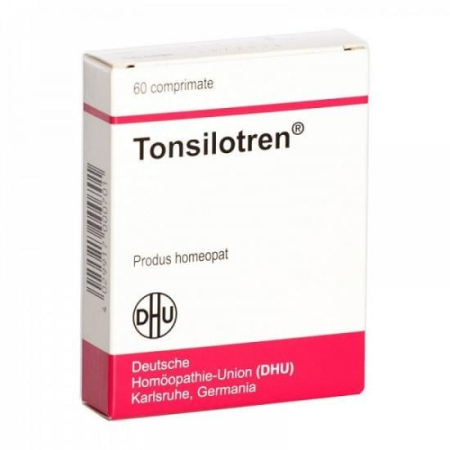 Sistemul Respirator - Tonsilotren, 60 Comprimate