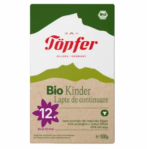 Hrana Si Colici - Topfer BIO Kinder Organic Follow-on milk, 500 grame