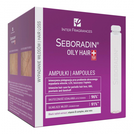 PRODUSE - Tratament pentru par cu tendinta de ingrasare Oily 7 fiole x 55 ml
