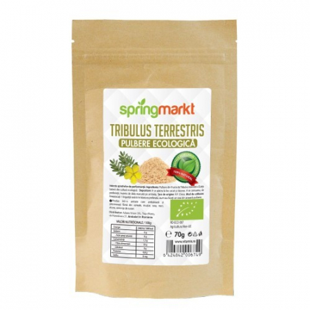 PRODUSE - Tribulus Terrestris pulbere ecologica 70gr springmarkt