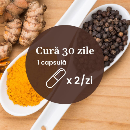 Turmeric cu Piperină - 60 capsule [8]
