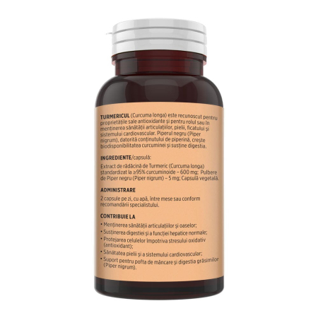 Turmeric cu Piperină - 60 capsule [3]