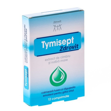 Sistemul Respirator - Tymisept NATUR PRODUKT 12 comprimate