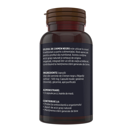 Ulei de Chimen Negru + 90 capsule [3]