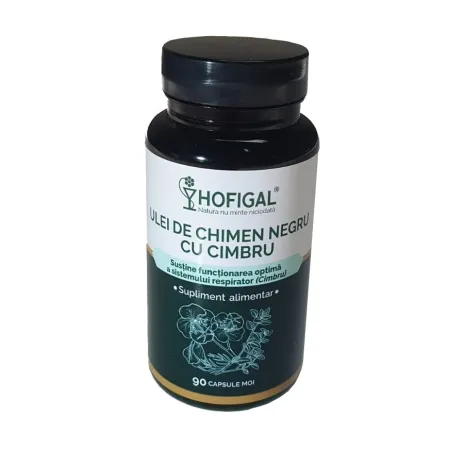 Multivitamine si minerale adulti - Ulei de Chimen Negru cu Cimbru Hofigal 90 capsule