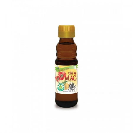 Biliar și hepatic - Ulei de Mac presat la rece, 100 ml