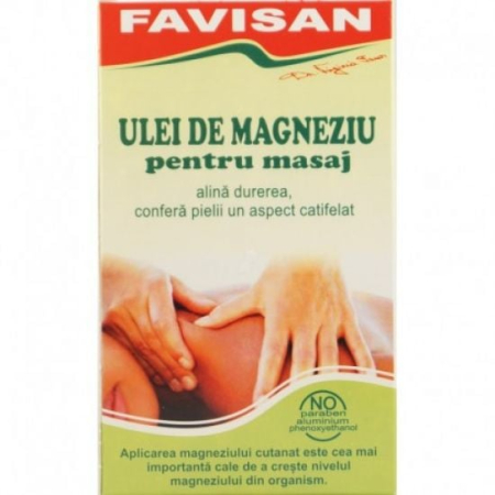 Uleiuri si Unturi - Ulei de magneziu pentru masaj 125 ml Favisan