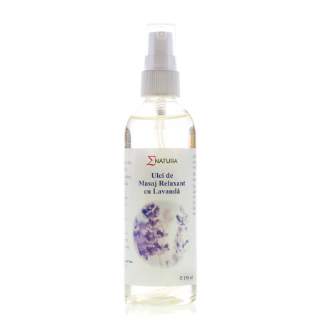 Aromaterapie si uleiuri esentiale - Ulei de masaj relaxant cu lavandă Enatura 150 ml