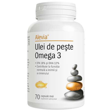 Suplimente alimentare - Ulei de pește Omega 3 1000 mg 70 capsule moi