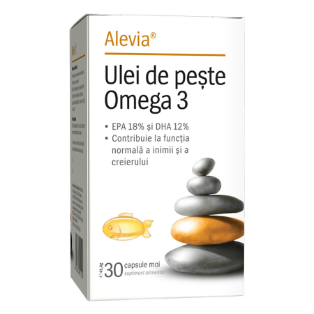 PRODUSE - Ulei de peste Omega 3 1000mg 30 capsule moi