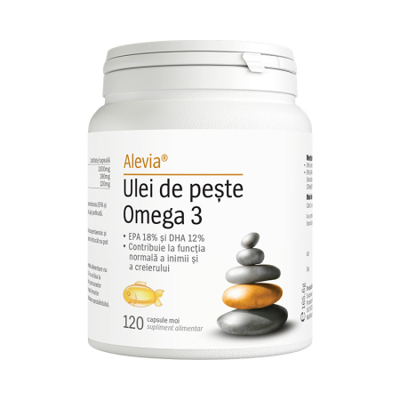 Suplimente alimentare - Ulei de peste Omega 3 - 120 capsule moi